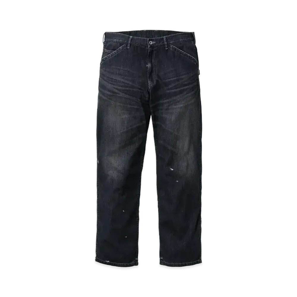 NEIGHBORHOOD Washed LW Denim Utility Pants "Black"