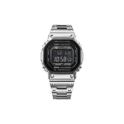 Casio G-Shock Bluetooth Multi-6 Radio Solar Full Metal M Watch "Silver"