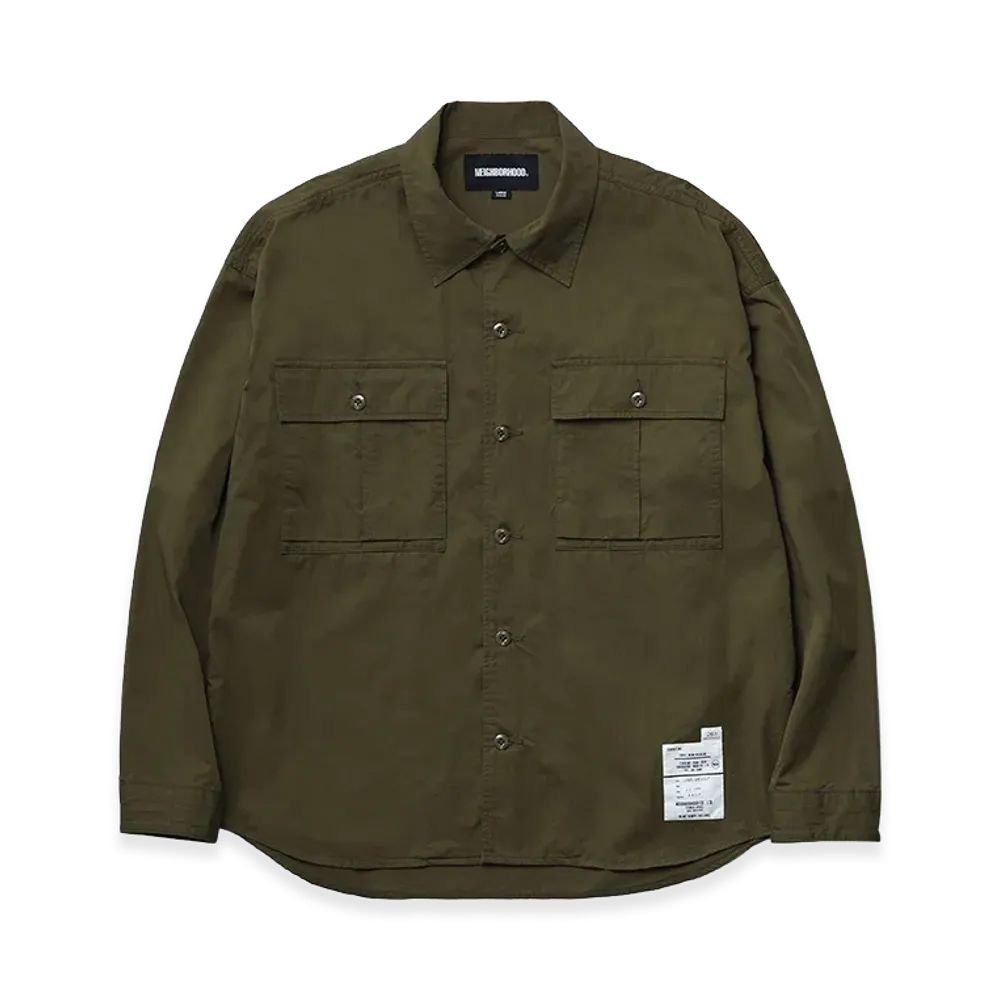 NEIGHBORHOOD Utility Shirt LS "Olive Drab"