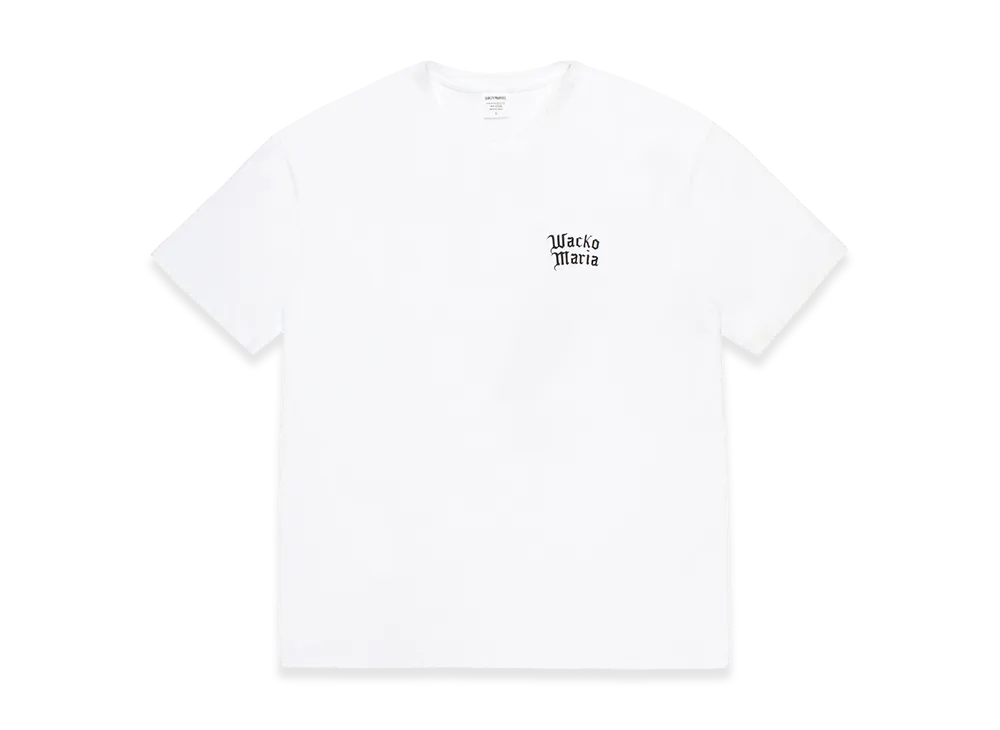WACKO MARIA Washed Heavy Weight T-Shirt "White"