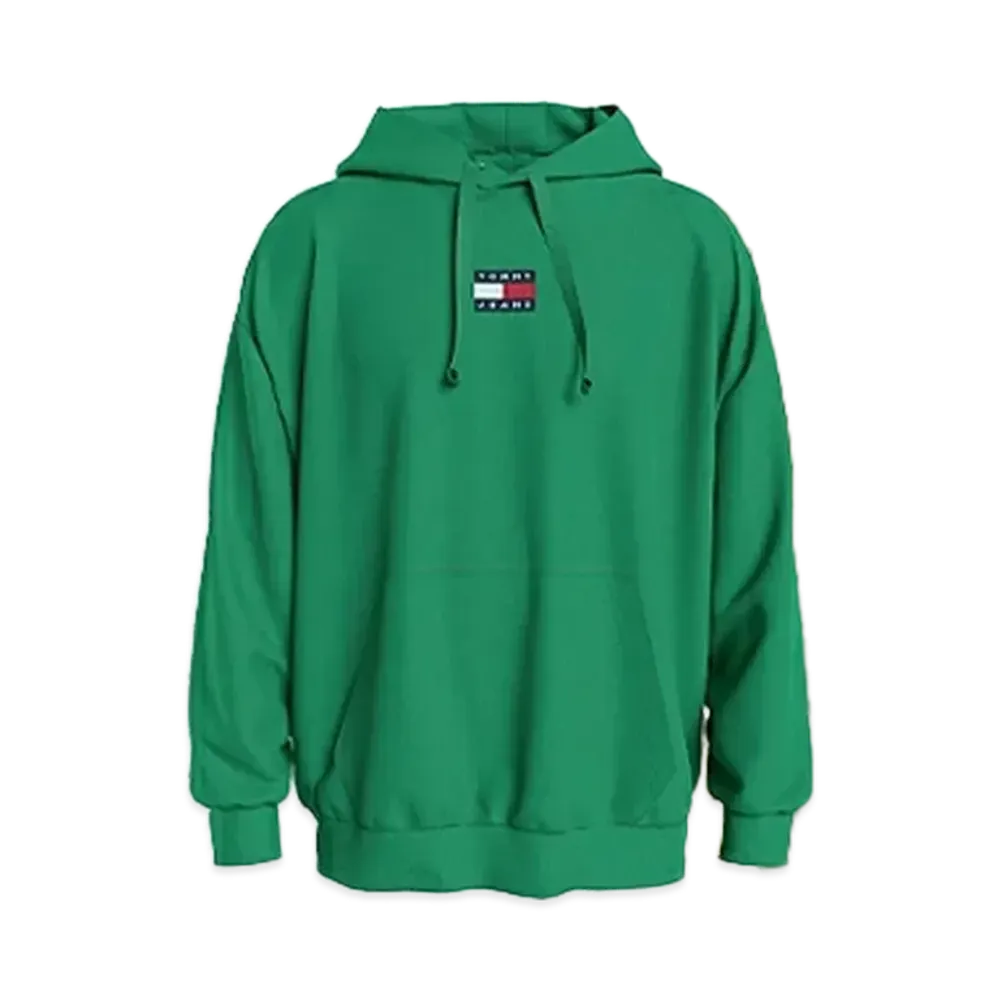 TOMMY JEANS Tommy Badge Hoodie Eu Model "GreenMalachite"