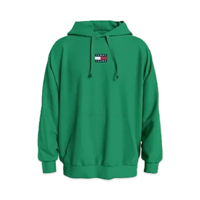 TOMMY JEANS Tommy Badge Hoodie Eu Model "GreenMalachite"