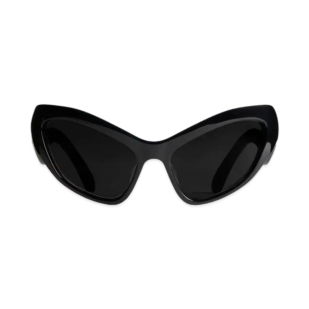 BALENCIAGA Women's Hamptons Cat Sunglasses Bio-Based Injected Nylon with Lenses "Black/Grey"