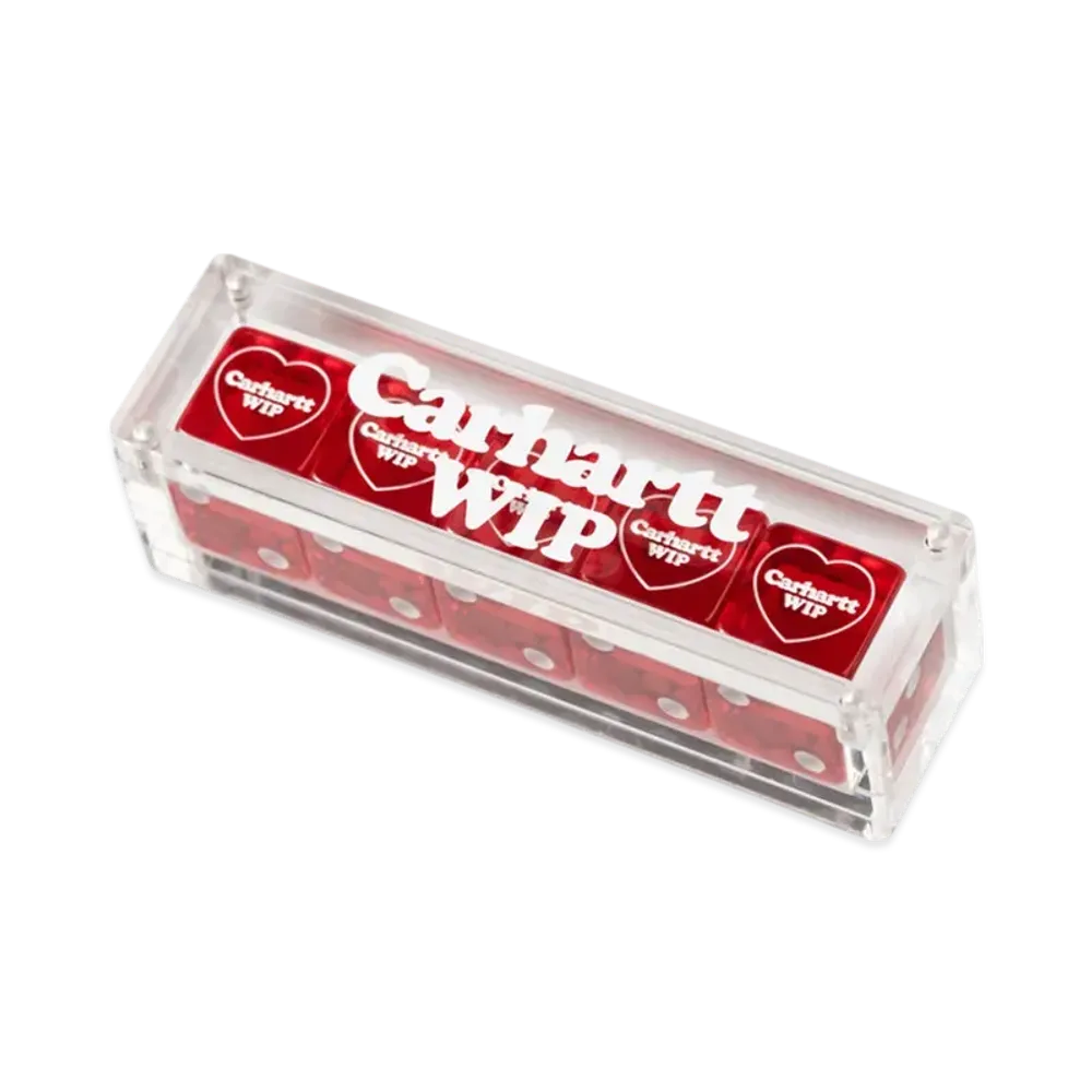 Carhartt WIP W' Heart Dice Set "Scarlet"