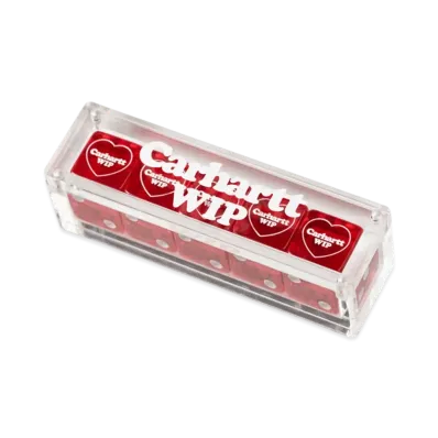 Carhartt WIP W' Heart Dice Set "Scarlet"