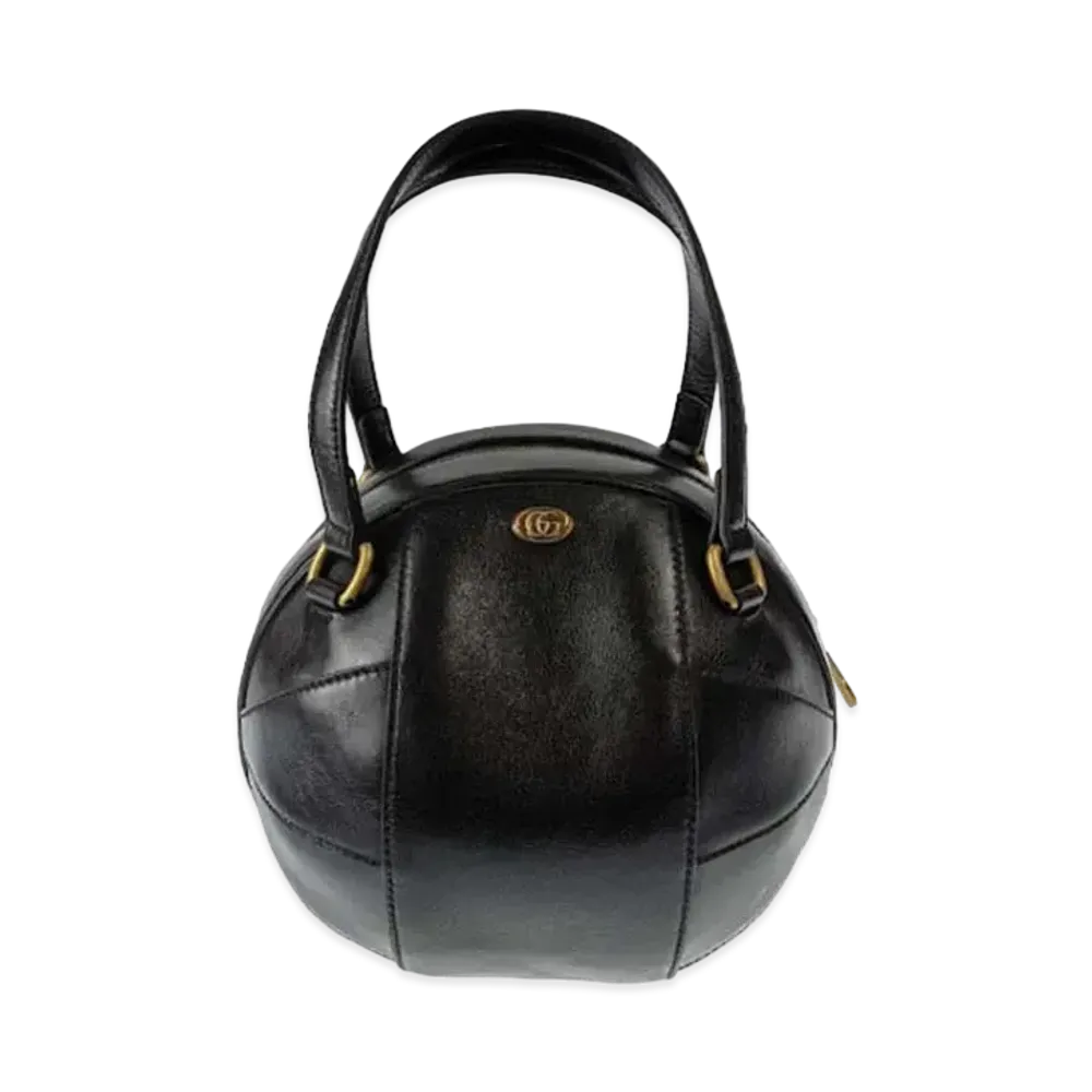 Gucci Basket Ball Shape Tote Bag "Black"