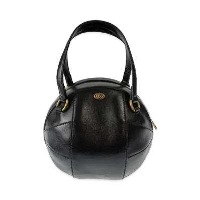 Gucci Basket Ball Shape Tote Bag "Black"