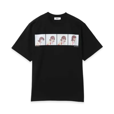 atmos x PERFECT BLUE T-shirt 3 "Black"