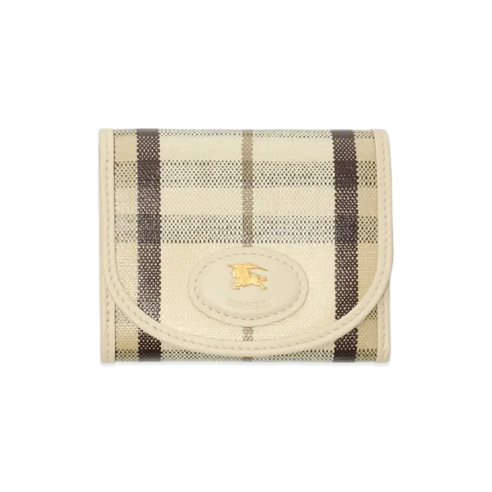 Burberry Women's Highland Compact Wallet "Light Beige"