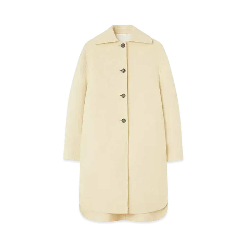 Jil Sander Women's Wool Coat "Pearl"