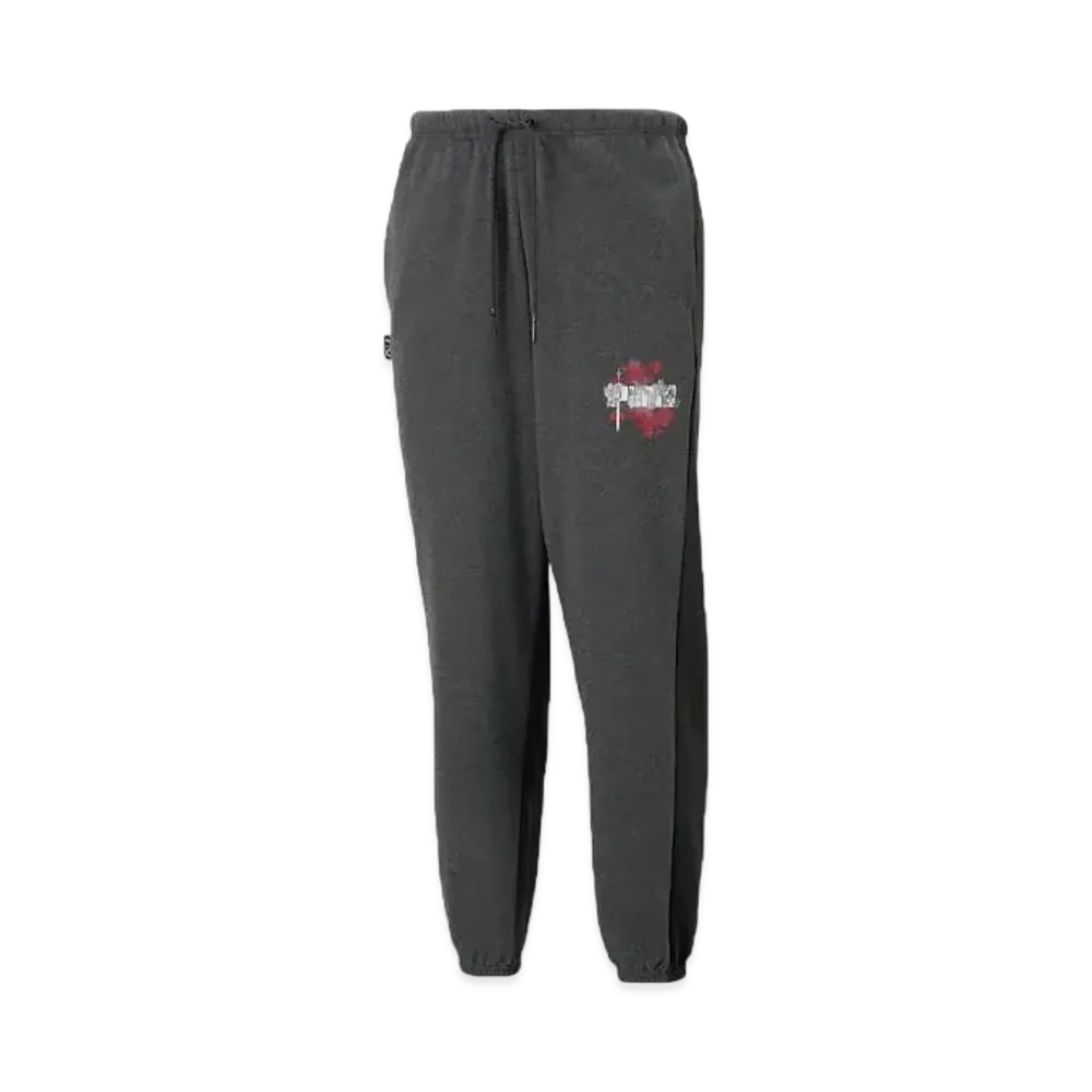 PUMA x FINAL FANTASY XIV Men's Esports Sweatpants "Flat Dark Gray Puma Black"