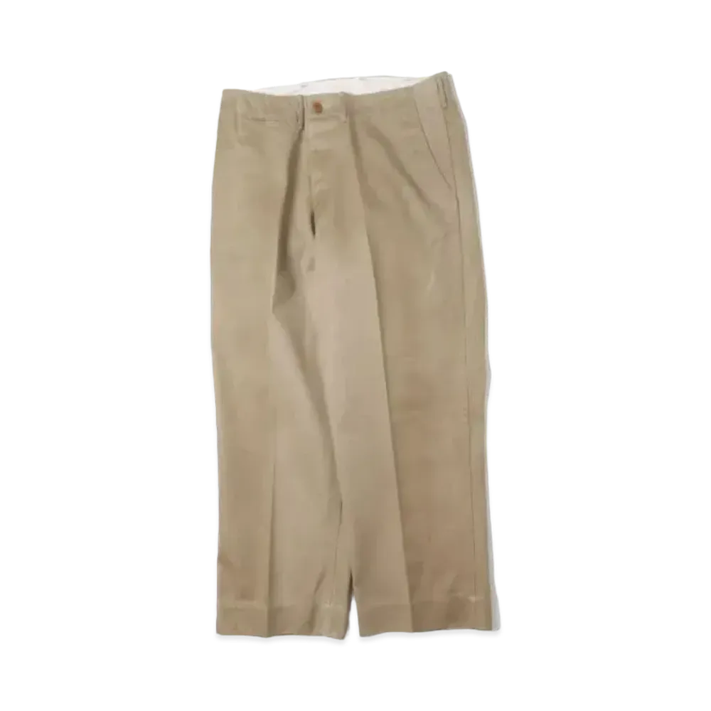 A.PRESSE Vintage US ARMY Chino Trousers "Beige"