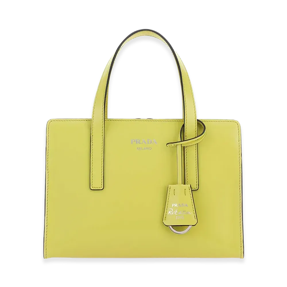 PRADA Women's Leather Re-Edition 1995 Handbag "Acid Green"