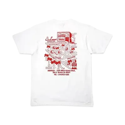 COOKMAN TM Paint Abbot Kinney SS Tee "White"
