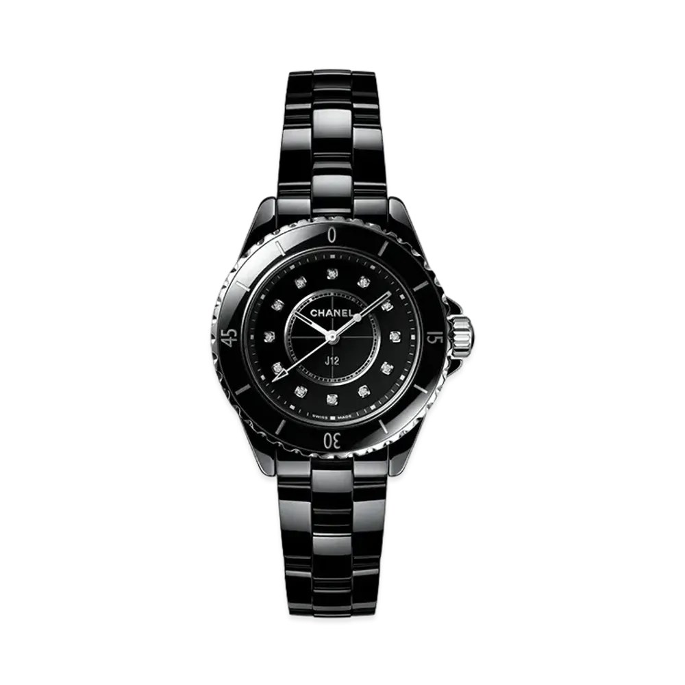 CHANEL J12 Ceramic 33mm "Black"