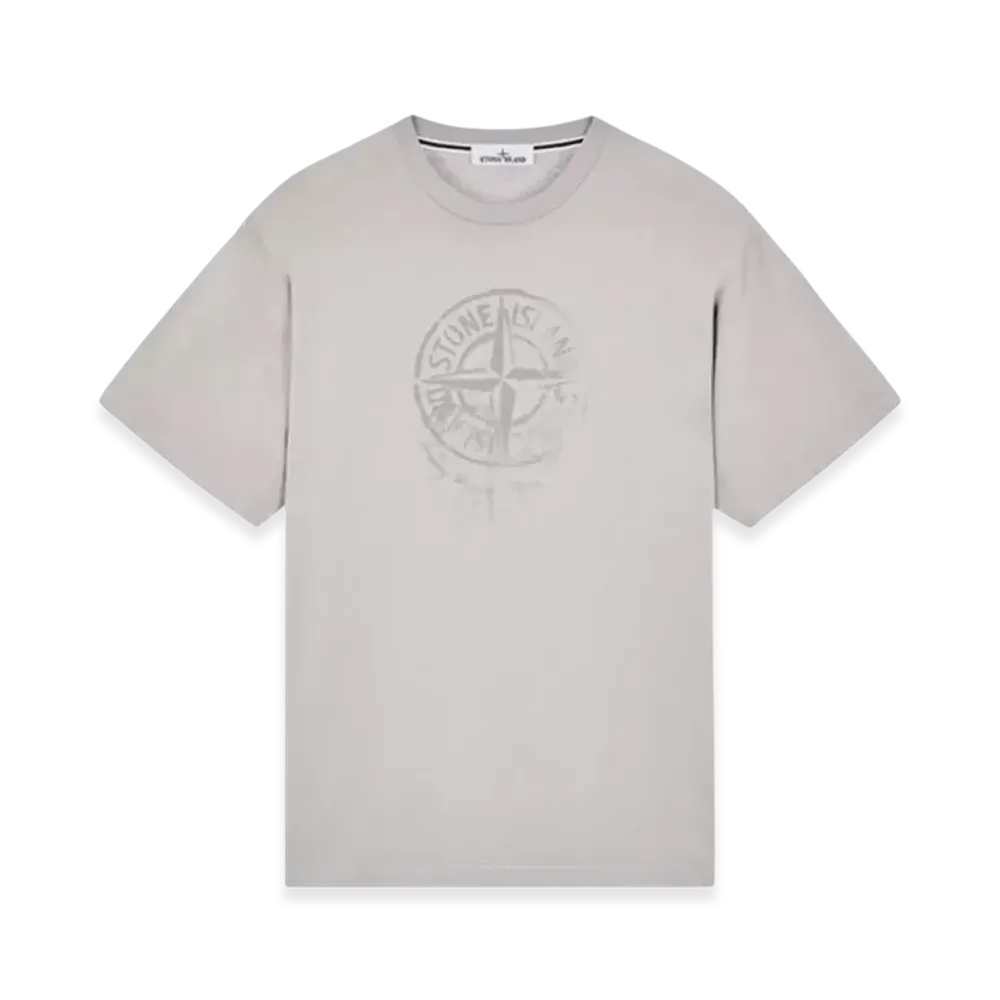 Stone Island 2RC87 'Reflective One' Print - 24SS "Grey"