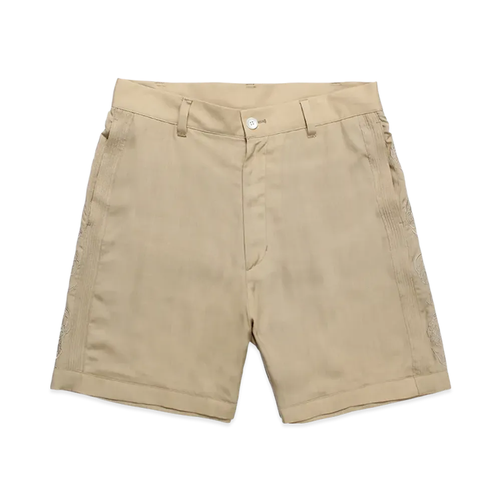 WACKO MARIA x 56 Tattoo Studio Cuba Shorts "Beige"