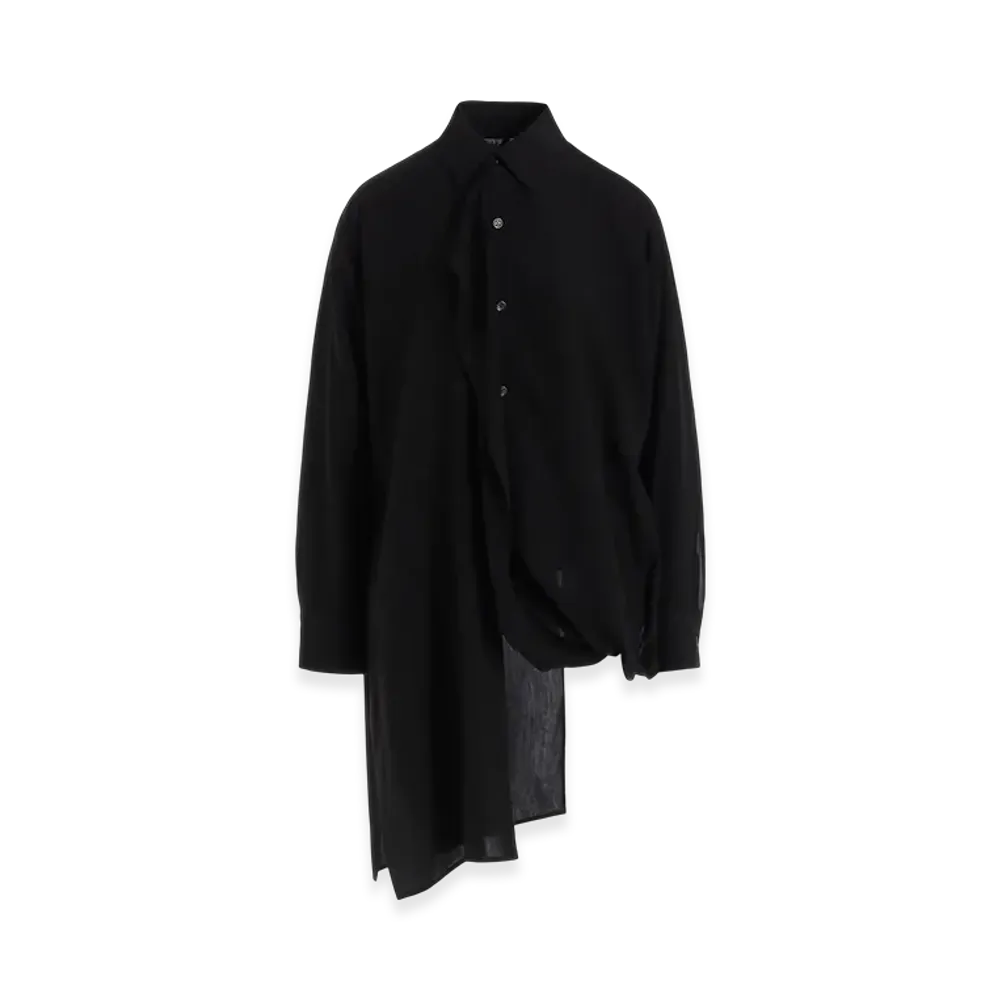Yohji Yamamoto Cellulose Layered Blouse "Black"