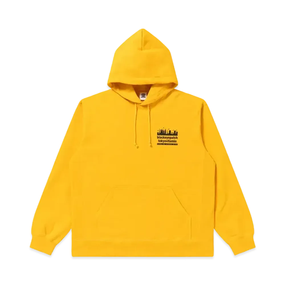 BlackEyePatch x tokyovitamin Hoodie "Yellow"