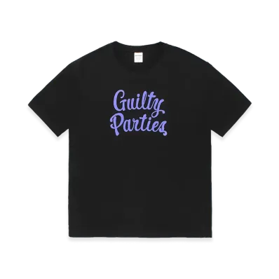 WACKO MARIA Washed Heavy Weight T-Shirt "Black/Purple"
