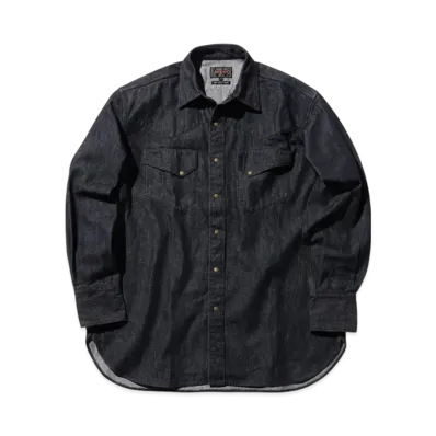 BEAMS Western Shirt Denim Double Dye "O/W"