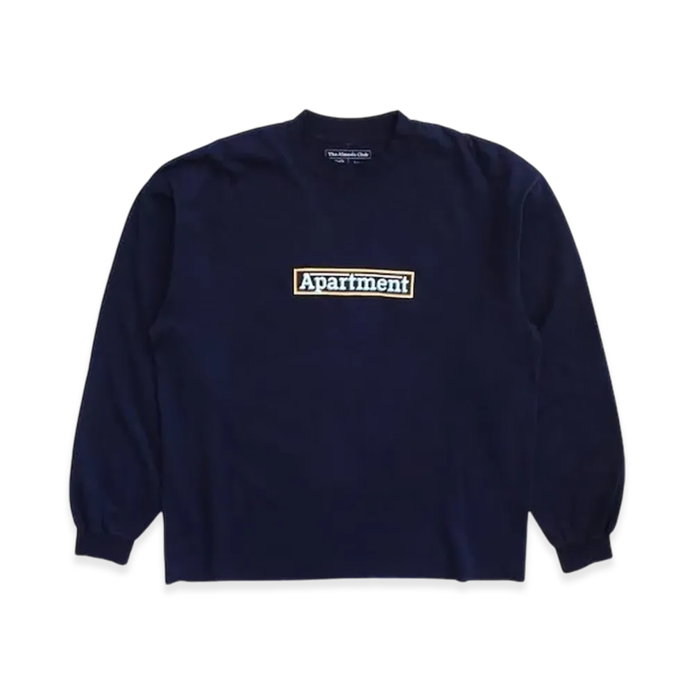STABRIDGE Almeda x The Apartment Box Logo Long Sleeve "Navy"