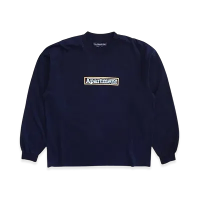 STABRIDGE Almeda x The Apartment Box Logo Long Sleeve "Navy"