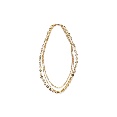 sacai Logo Anchor Chain Necklace "Gold"