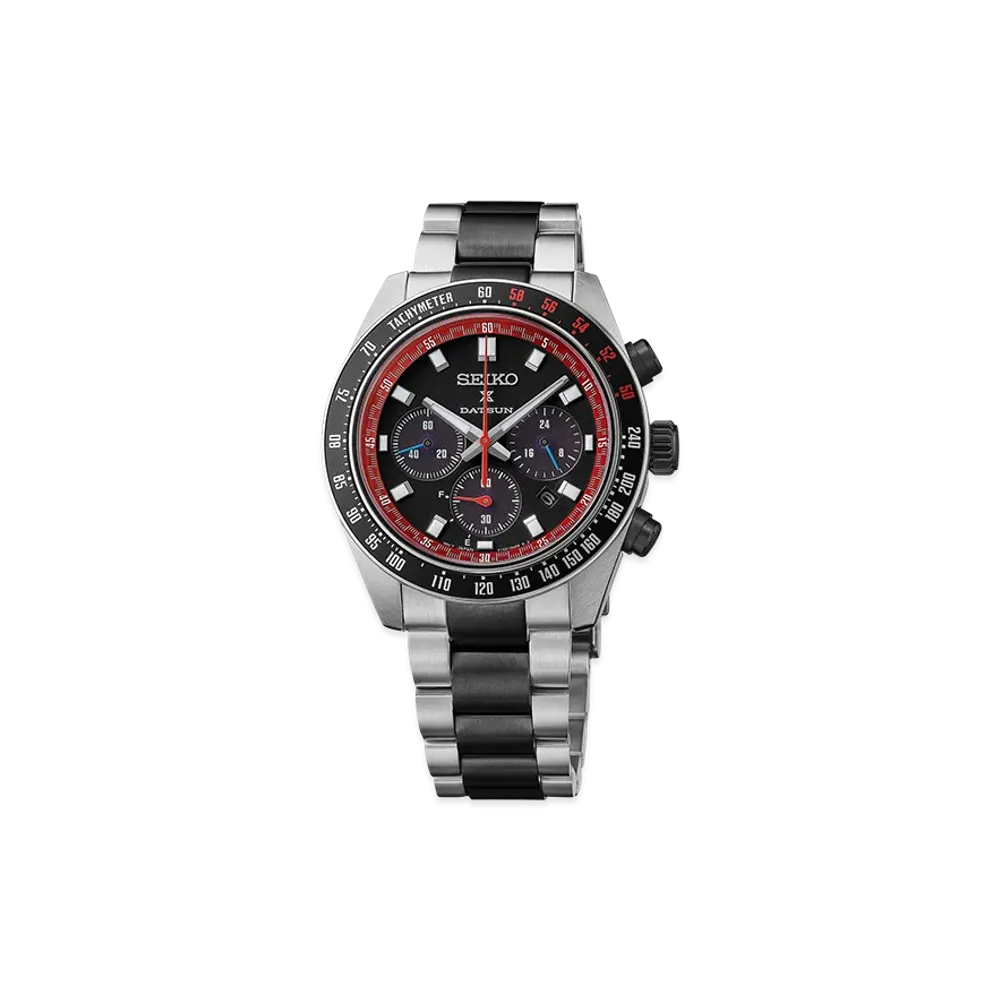 SEIKO Prospex x DATSUN 240 Speedtimer Solar Chronograph "Black"