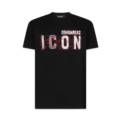 Dsquared2 Icon Scribble Cool Fit T-Shirt "Black"