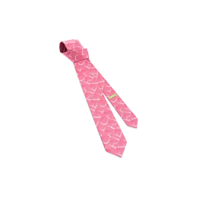 BVLGARI Logomania Tie "Pink"