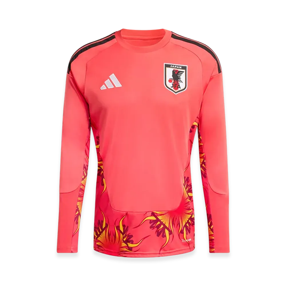 adidas Japan 2026 Home Replica Goalkeeper Jersey L/S "Semi Lucid Red"