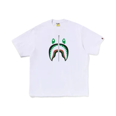 A BATHING APE Shark Tee EMIRATES "White"