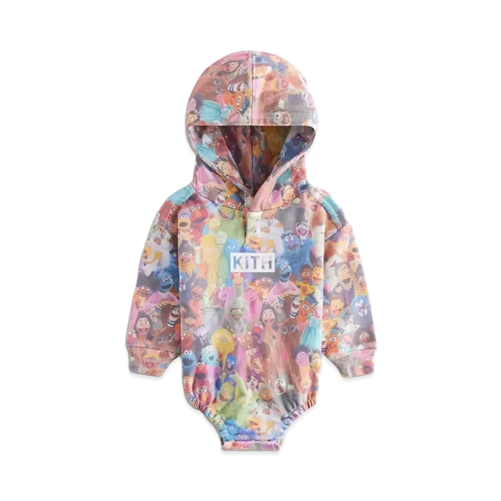 Kith x Sesame Street Baby Family Hoodie Bodysuit "Multi"