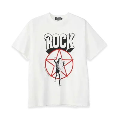 HYSTERIC GLAMOUR Hold Your Fire T-Shirt "White"