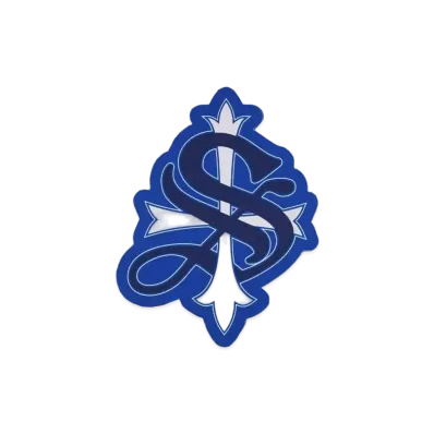 SUPPLIER Cross Logo Rug "Blue"