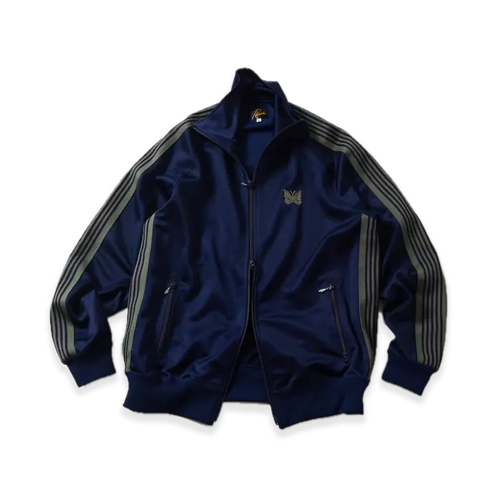 Needles x FREAK'S STORE Exclusive Track Jacket PolySmooth "Navy"