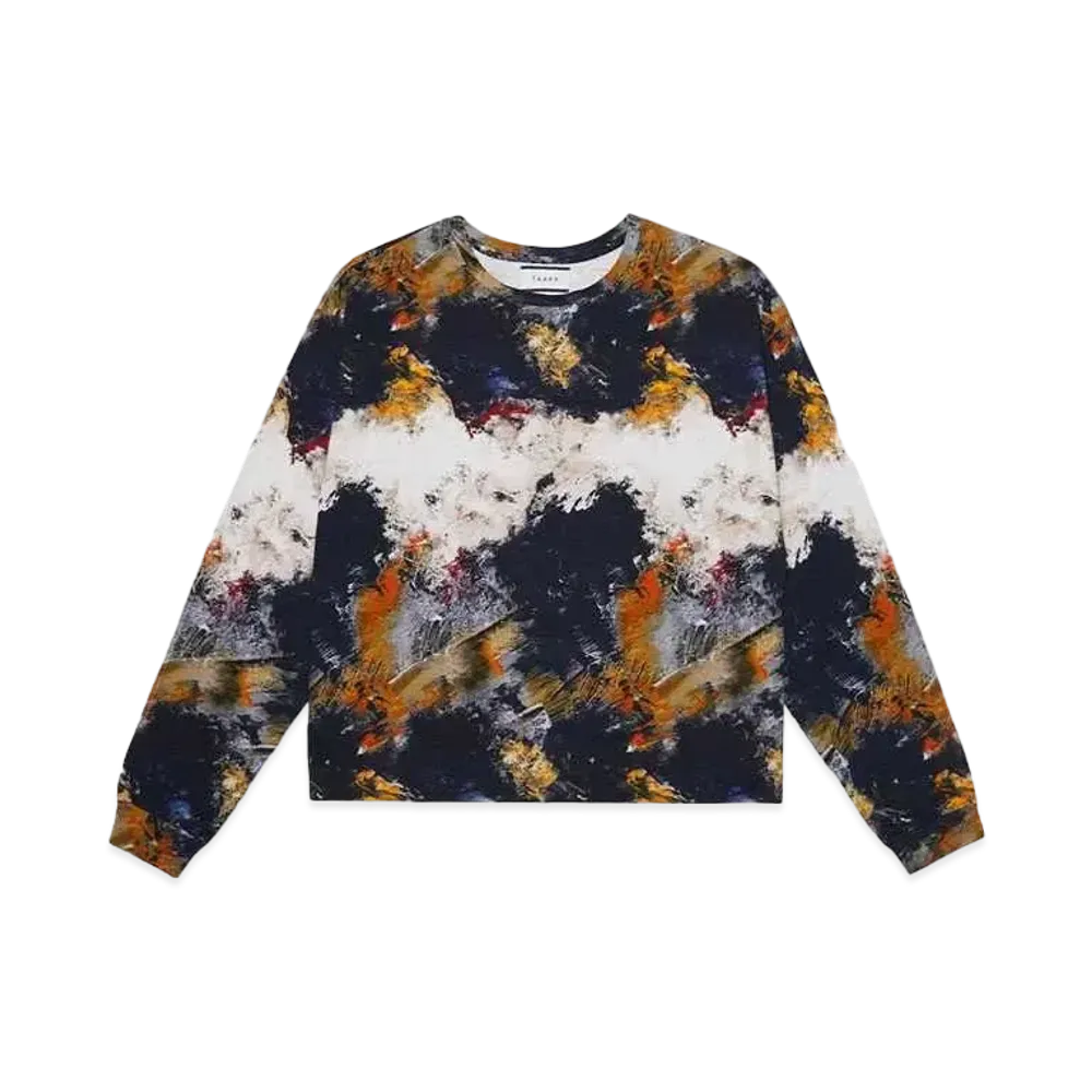 TAAKK PAINTING LONG SLEEVES T-SHIRTS "ORANGE"