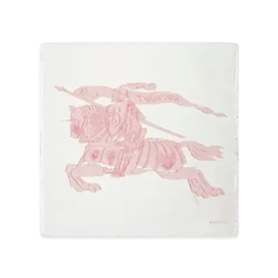 Burberry EKD Silk Blend Scarf "Cameo"