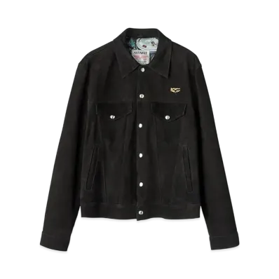 HYSTERIC GLAMOUR x Lewis Leathers Western Jacket "Black Suede"