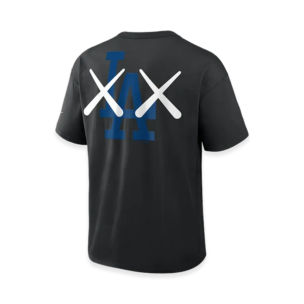 MLB x KAWS x Nike Fanatics Women’s Fest Boxy Tee Los Angeles Dodgers "Black"