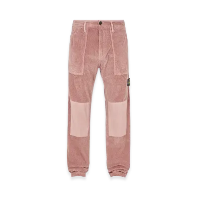 Stone Island 31711 Corduroy 400 Fatigue Pants - 22FW "Rose Pink"