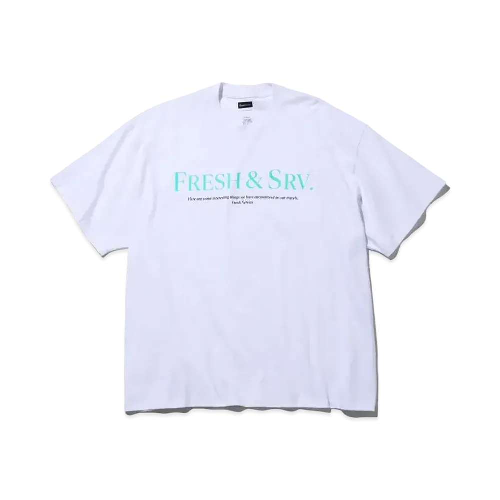FreshService Corporate Printed S/S Tee "Fresh SRV" "White"