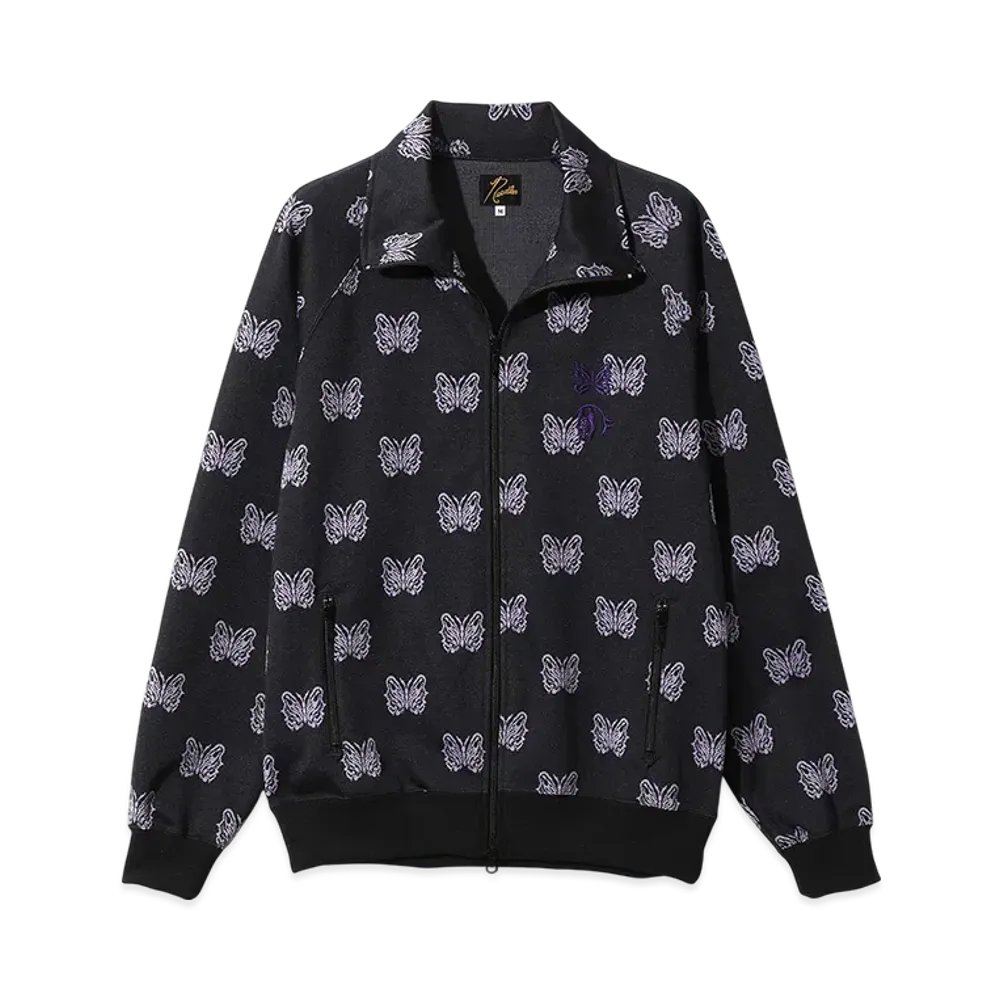 NEEDLES x KAE TANAKA Track Jacket Poly Jacquard "Black"