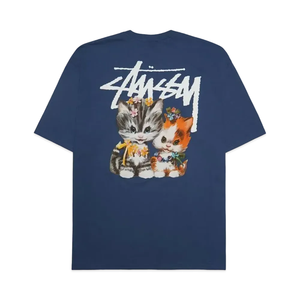 Stussy Kittens Tee "Midnight"
