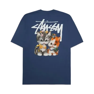 Stussy Kittens Tee "Midnight"