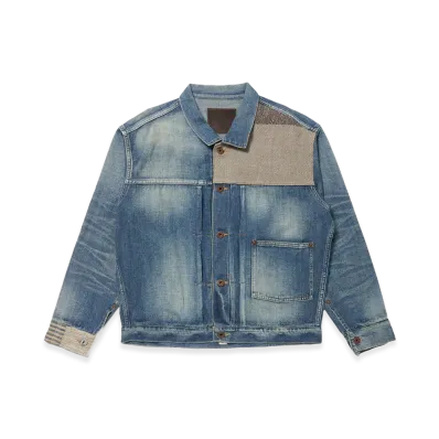 T.T Taiga Takahashi x Tsuchiya Orimono-Sho LOT.703 Denim Jacket C.1920's "Indigo"