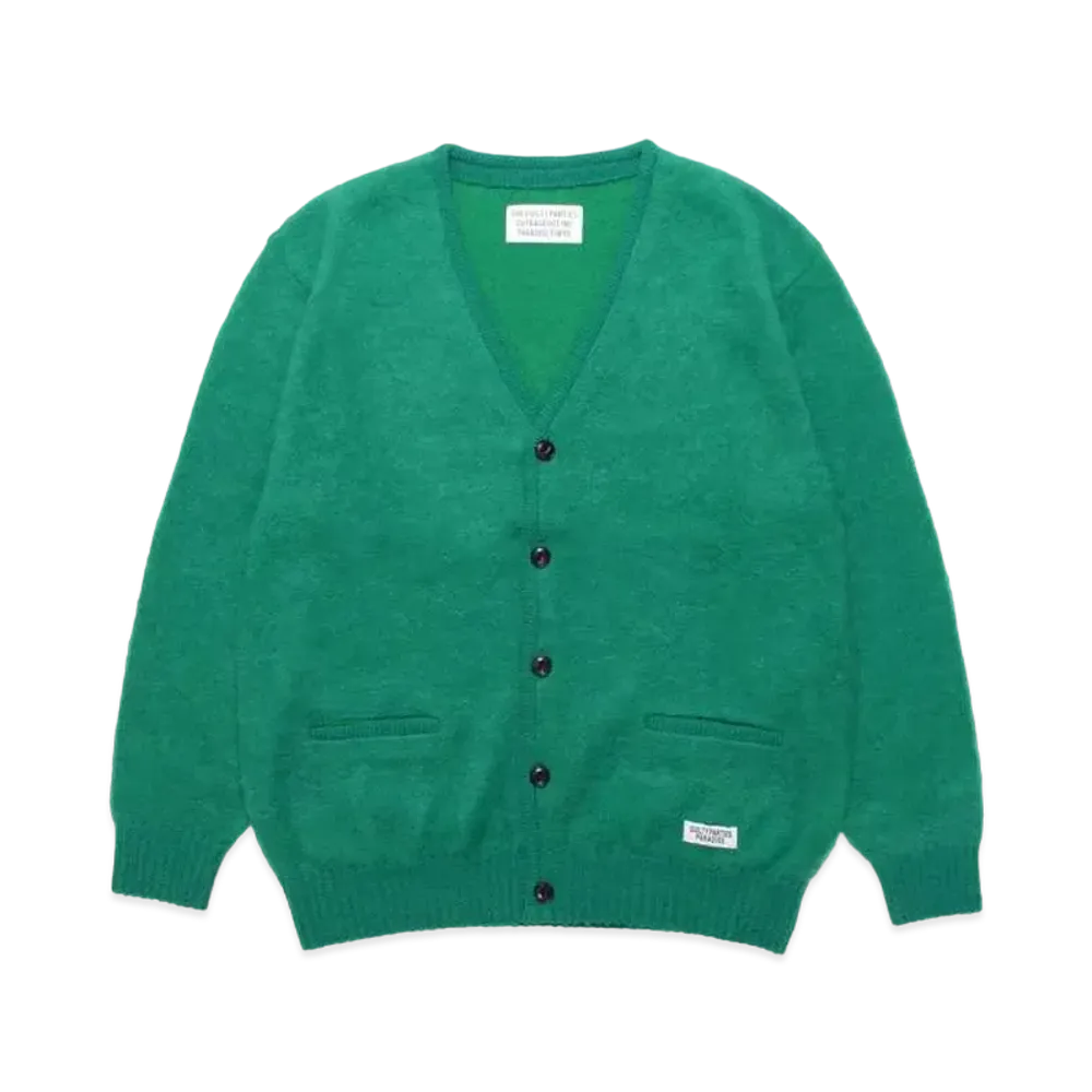 WACKO MARIA Mohair Knit Cardigan "Green"