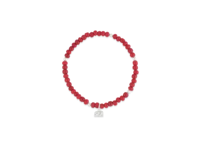 WIND AND SEA IVX Japan WDS White Hearts Bracelet "Red"