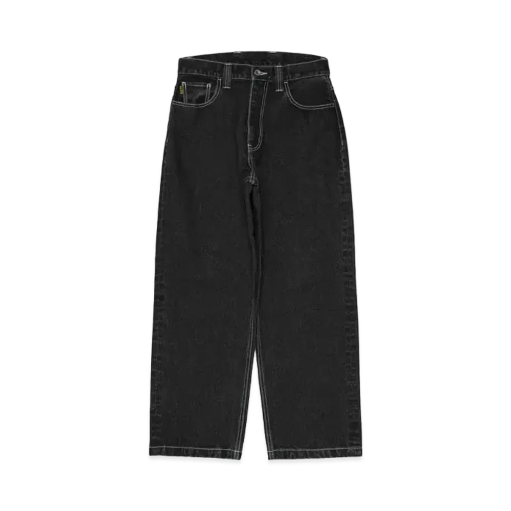 FR2 Logo Wide Denim Pants "Black"